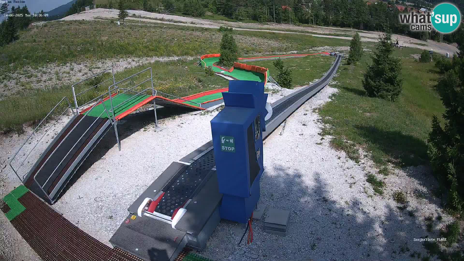 Webcam en vivo Pista de trineo Fužine – Croacia