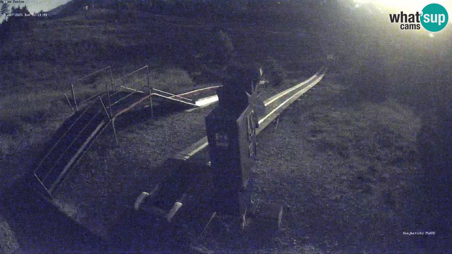 Live webcam Pista da slittino Fužine – Croazia
