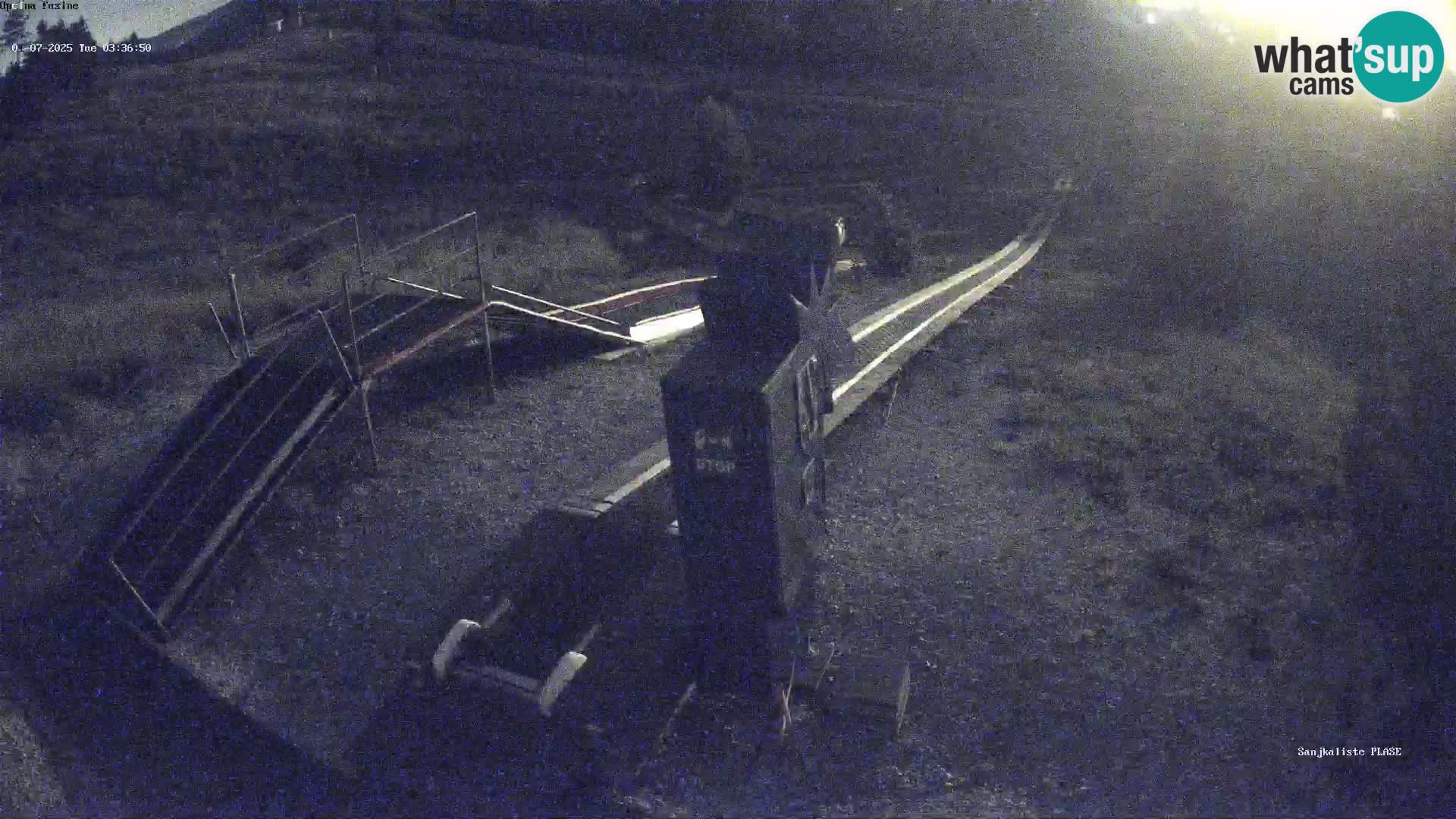 Live webcam Fužine toboggan run – Croatia