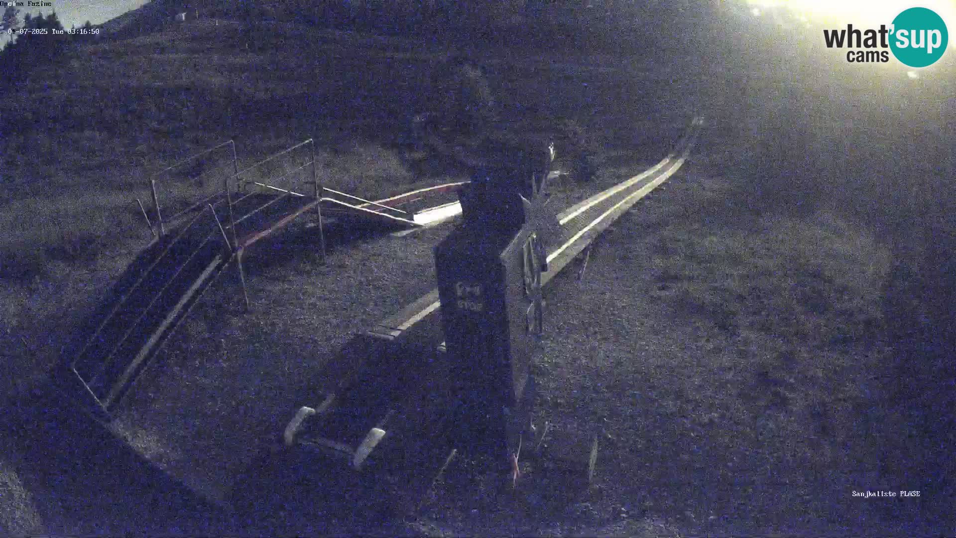 Live webcam Fužine toboggan run – Croatia