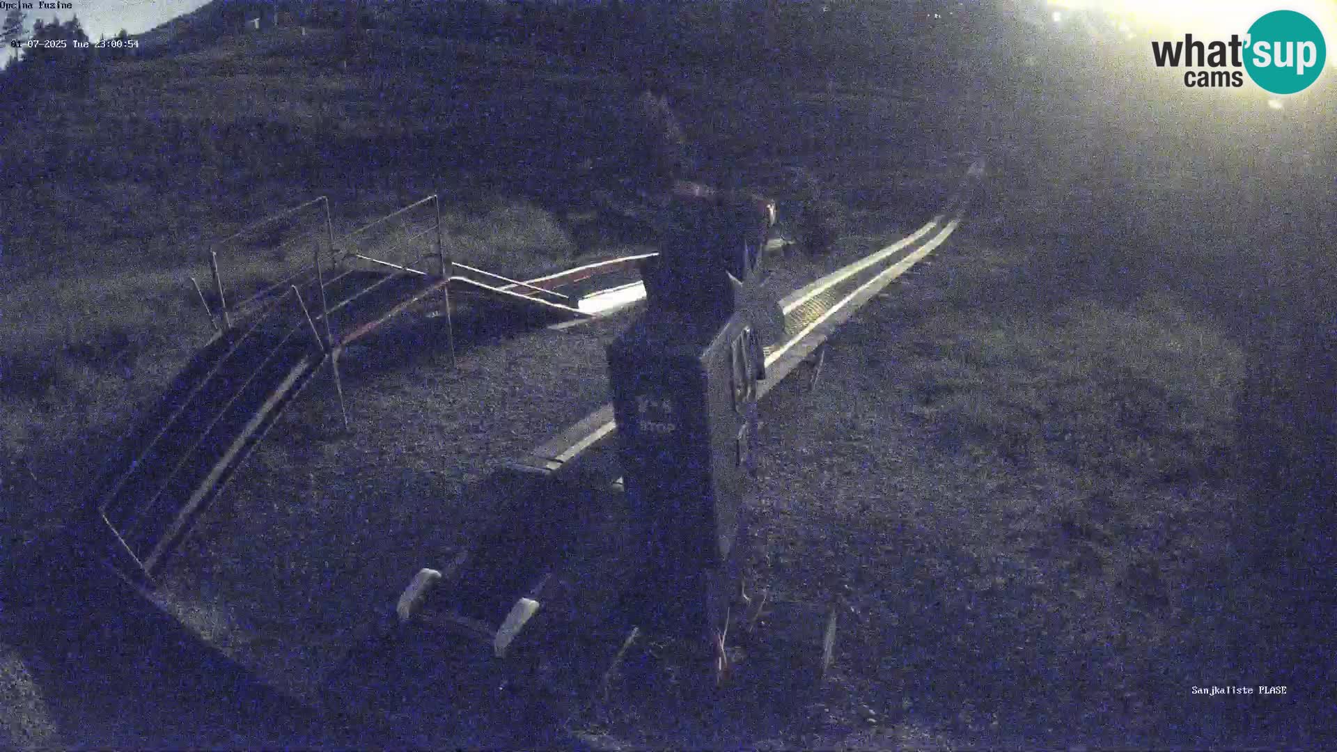 Webcam en direct Piste de luge de Fužine – Croatie