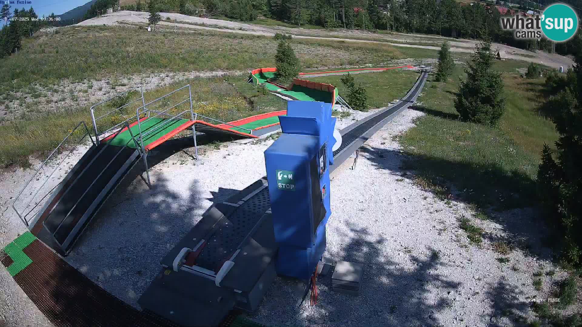 Spletna kamera v živo Sankališče Fužine – Hrvaška