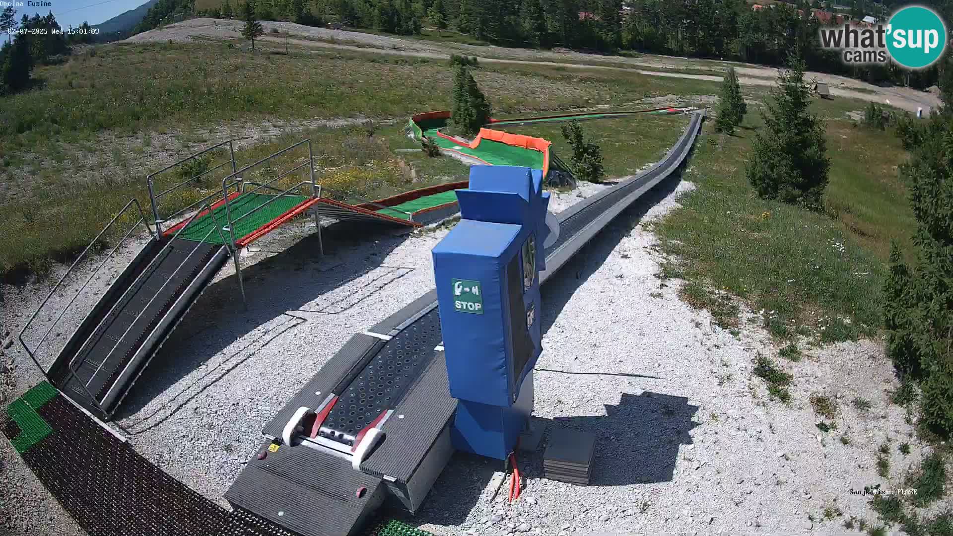 Webcam en direct Piste de luge de Fužine – Croatie