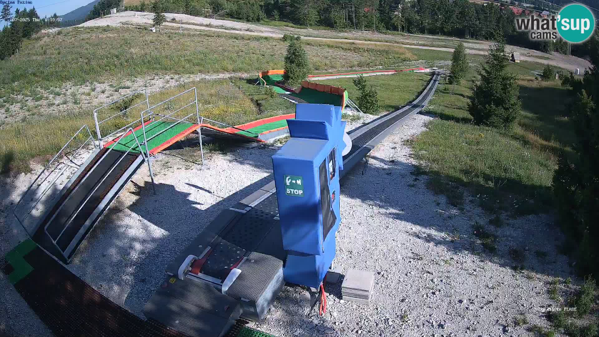 Live webcam Pista da slittino Fužine – Croazia