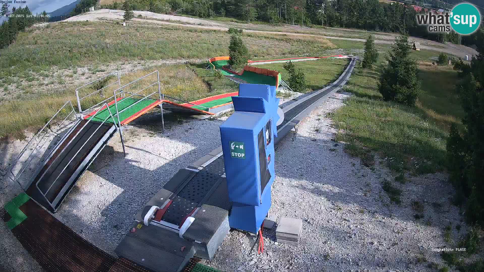 Spletna kamera v živo Sankališče Fužine – Hrvaška
