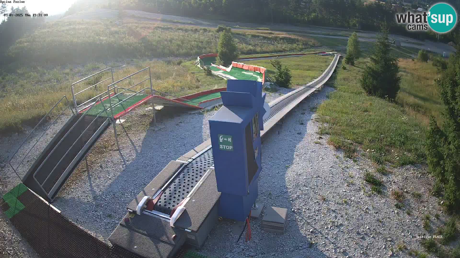 Webcam en direct Piste de luge de Fužine – Croatie