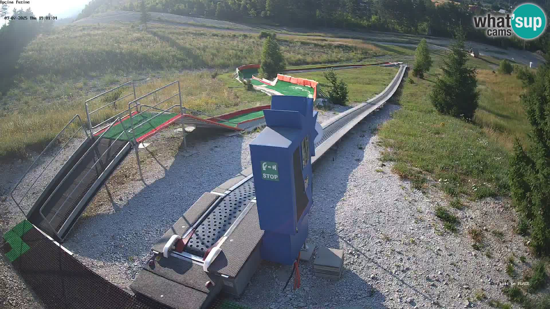 Webcam en direct Piste de luge de Fužine – Croatie