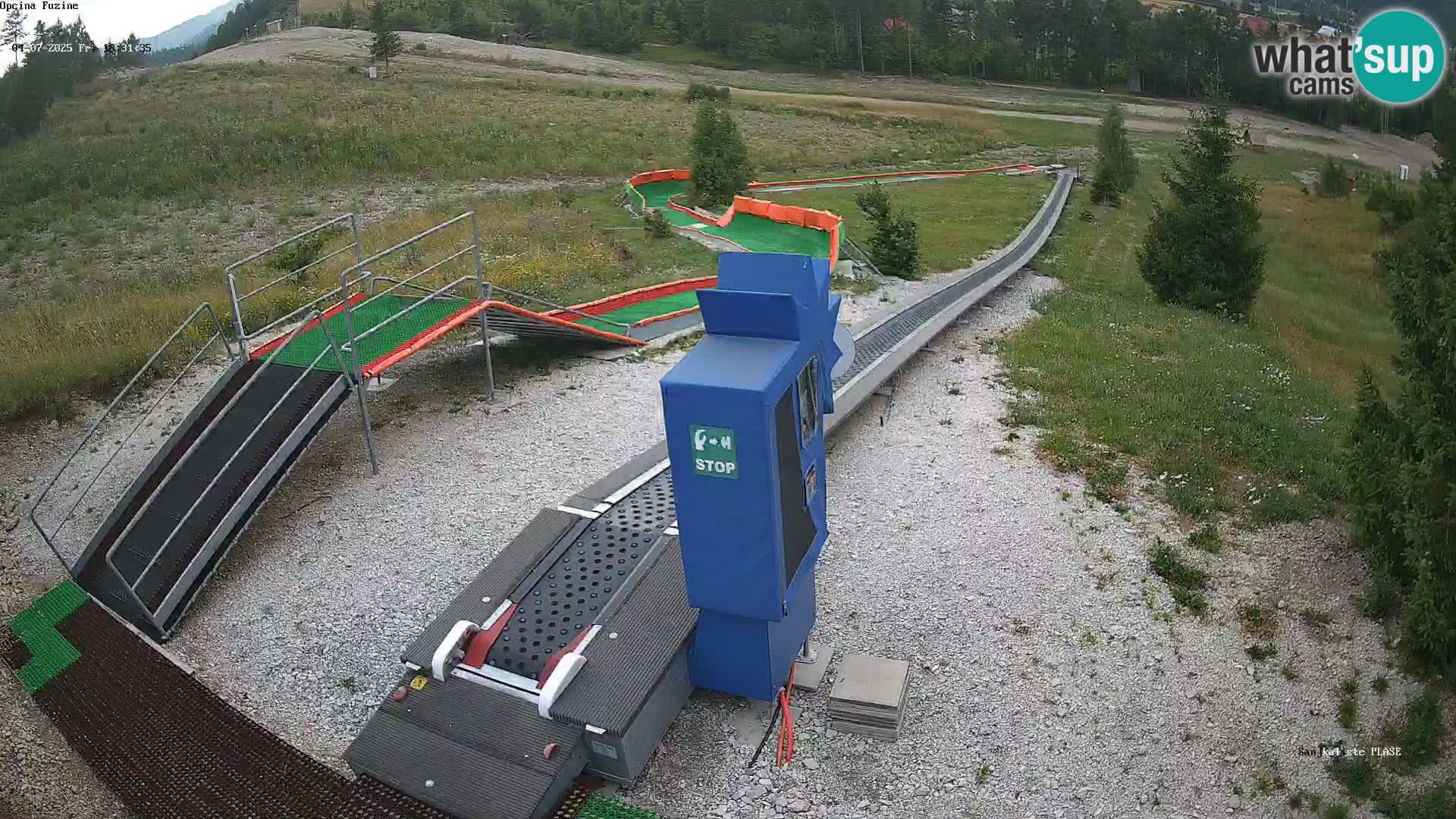Spletna kamera v živo Sankališče Fužine – Hrvaška