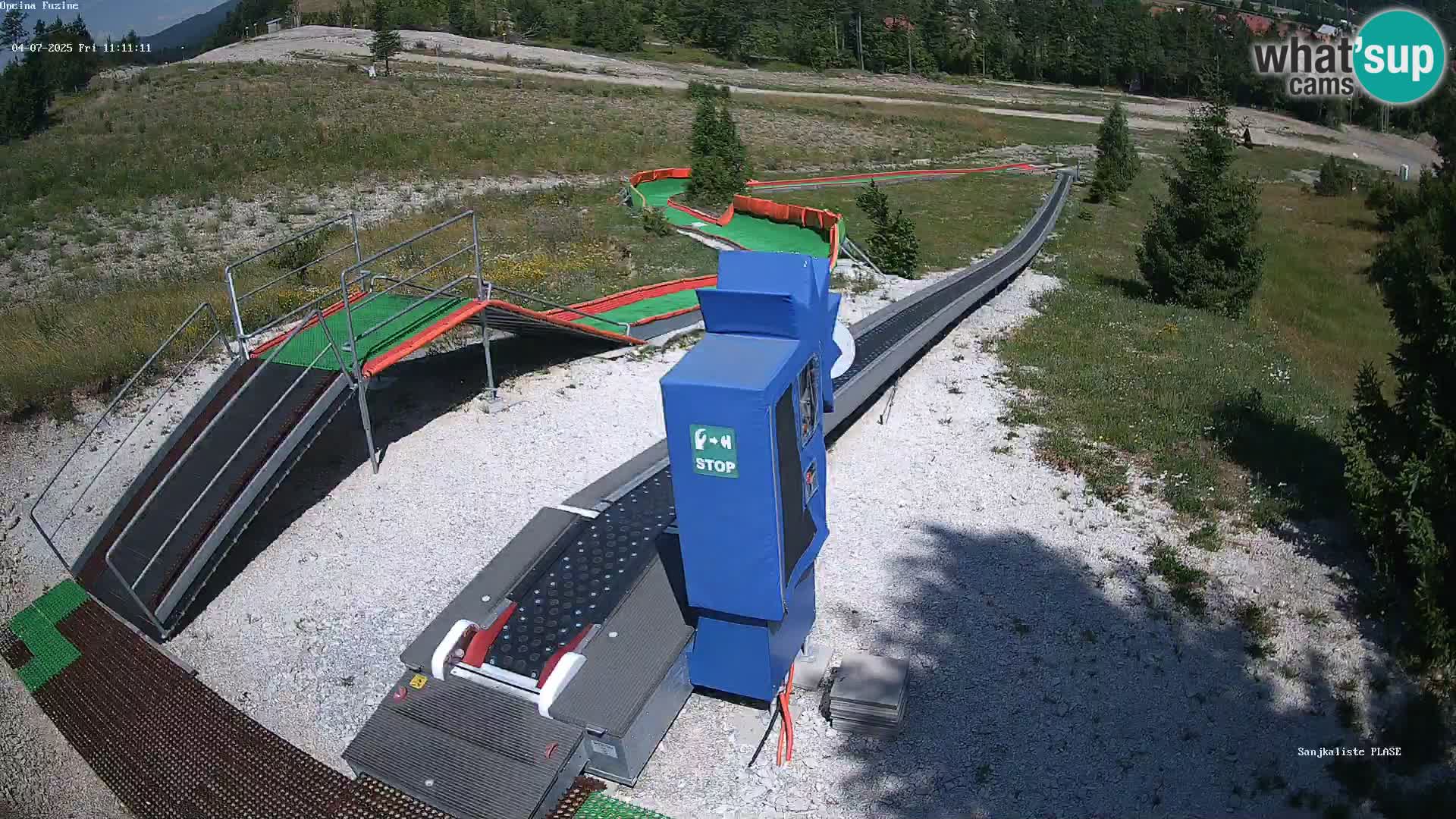 Spletna kamera v živo Sankališče Fužine – Hrvaška