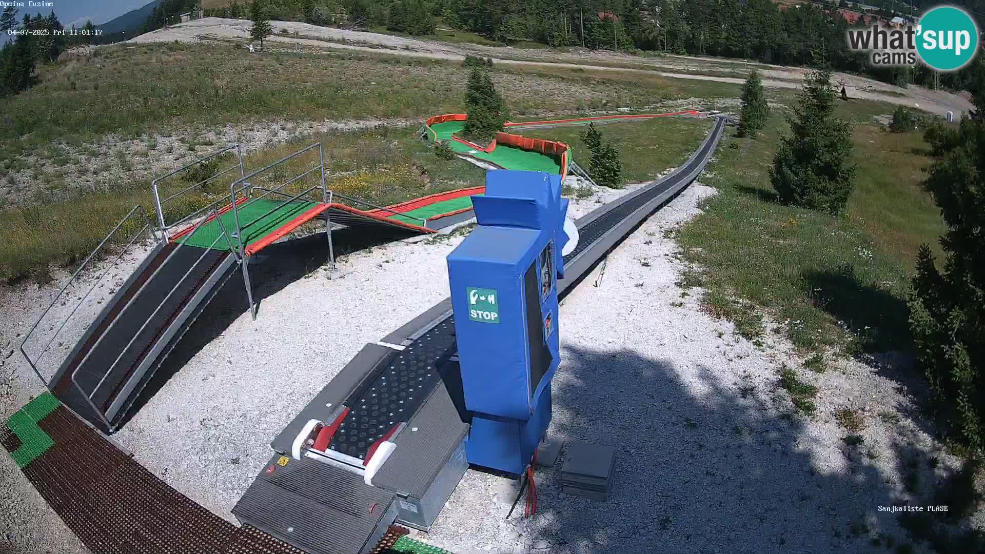 Webcam en vivo Pista de trineo Fužine – Croacia