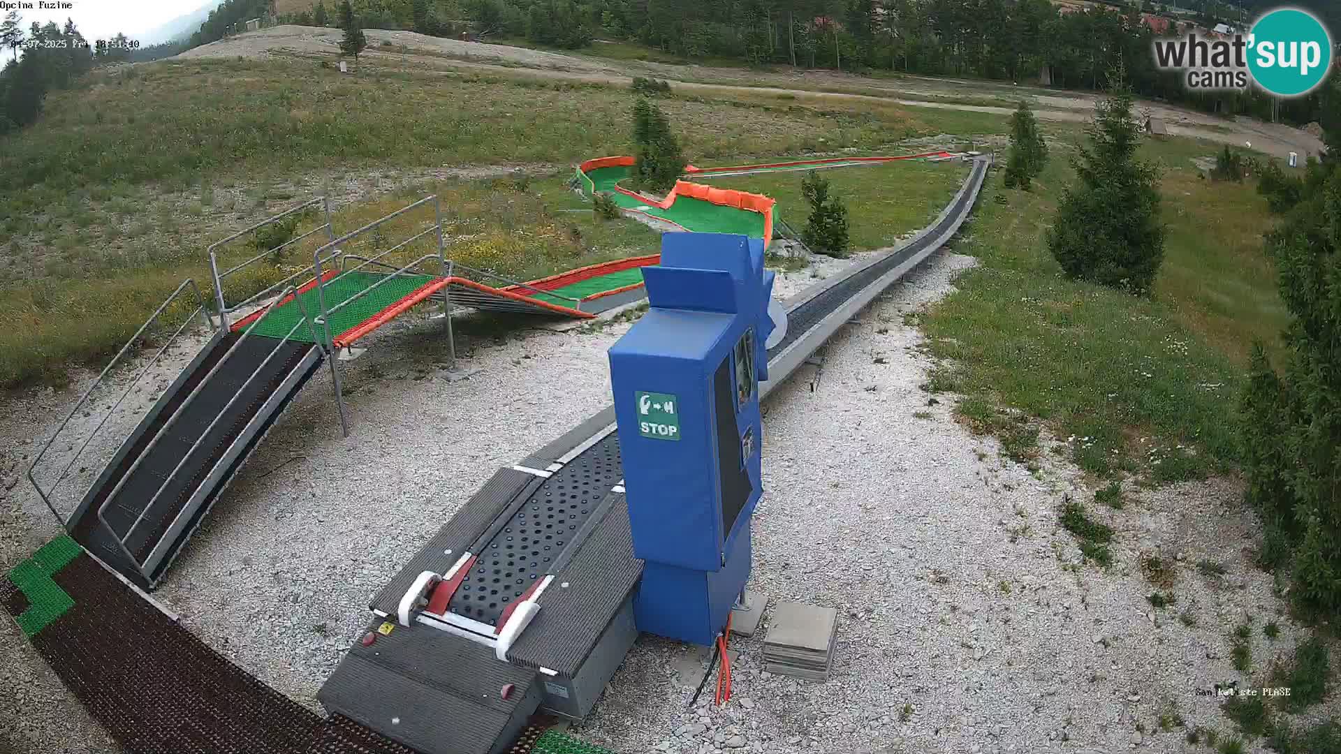 Webcam en vivo Pista de trineo Fužine – Croacia