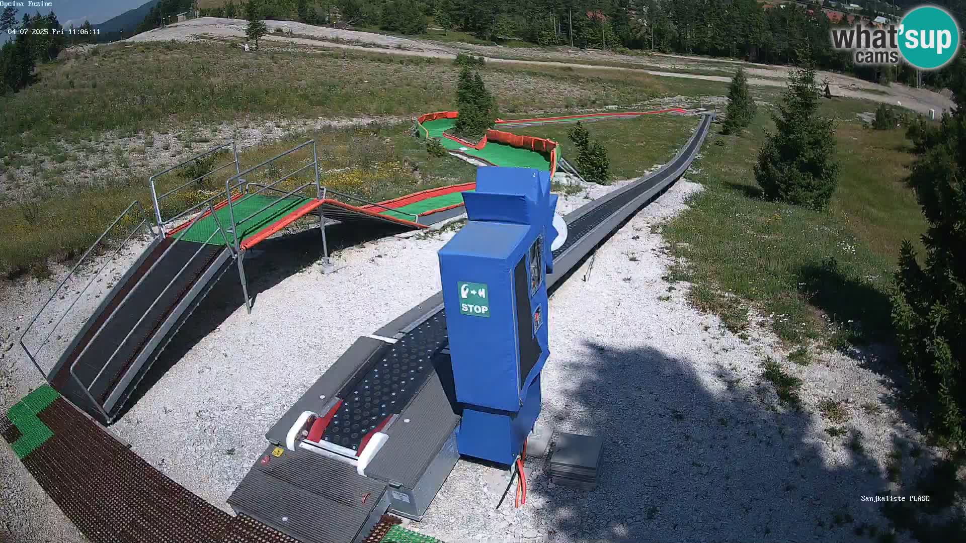 Webcam en vivo Pista de trineo Fužine – Croacia