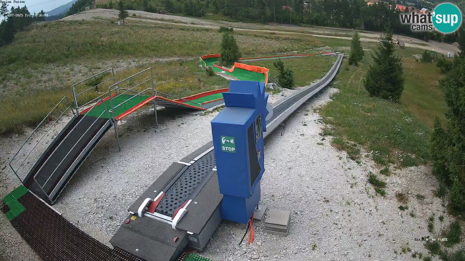 Webcam en vivo Pista de trineo Fužine – Croacia