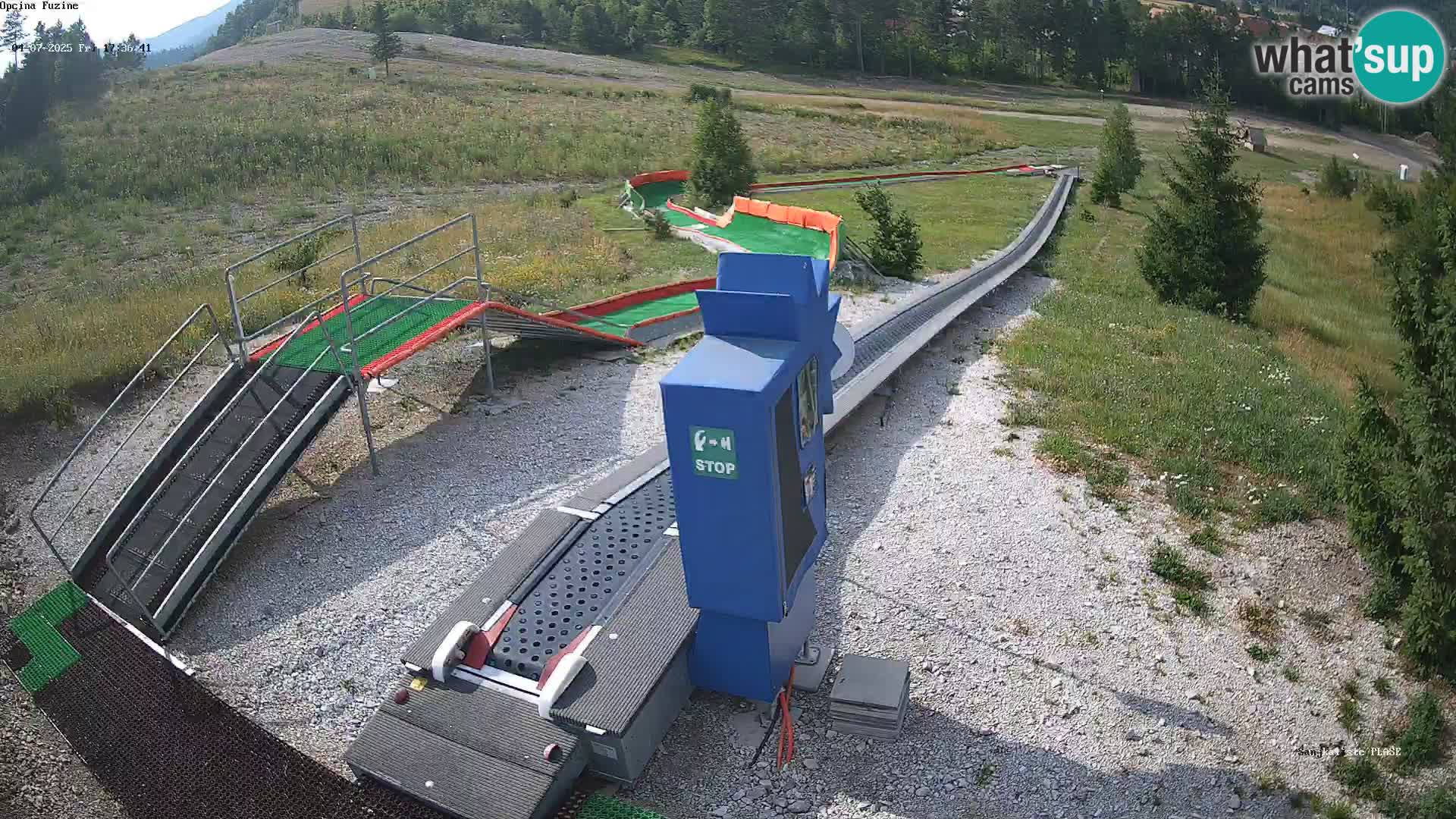 Webcam en direct Piste de luge de Fužine – Croatie