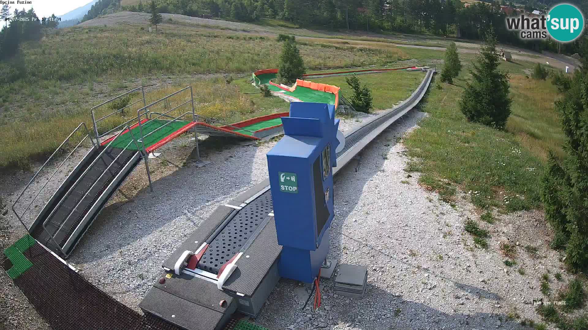Webcam en direct Piste de luge de Fužine – Croatie