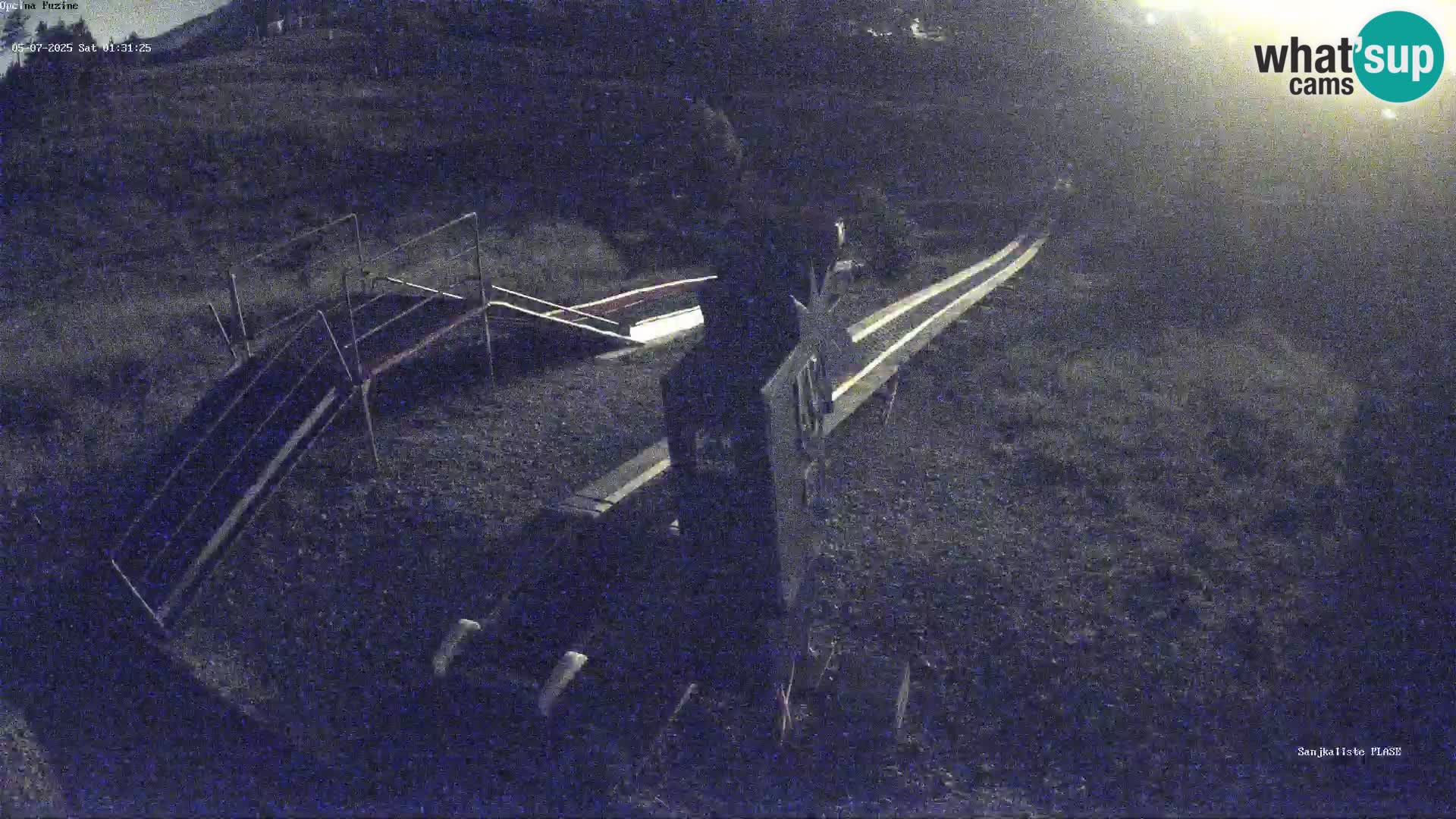 Live webcam Fužine toboggan run – Croatia