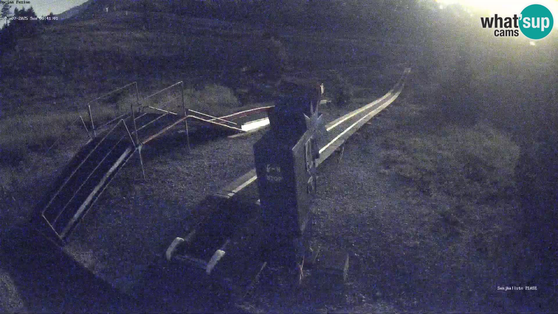 Live webcam Pista da slittino Fužine – Croazia