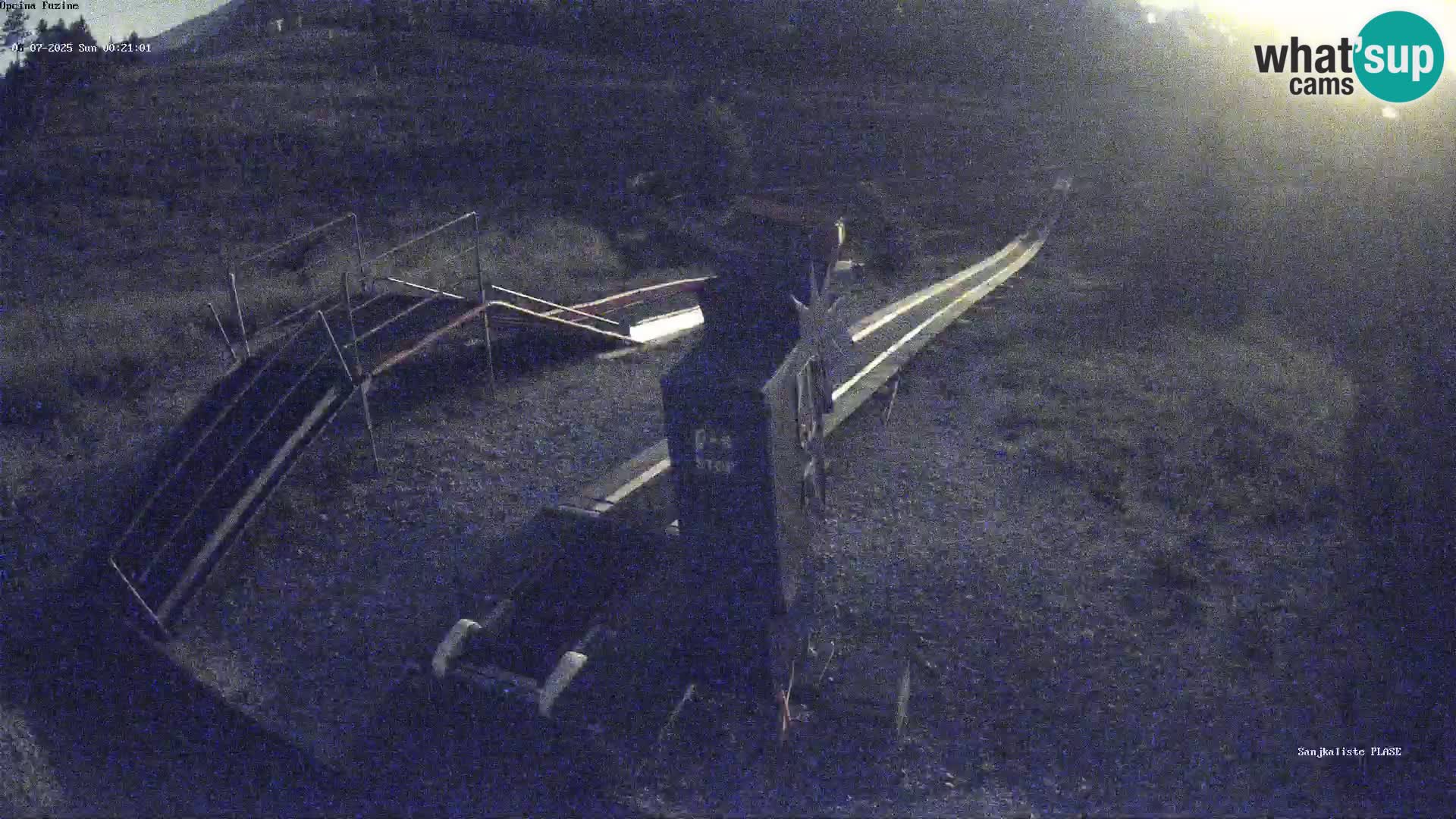 Live webcam Pista da slittino Fužine – Croazia