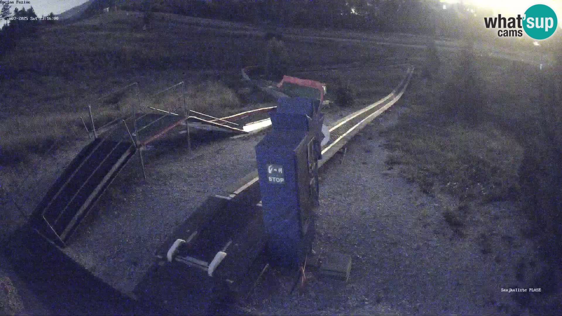 Live webcam Fužine toboggan run – Croatia
