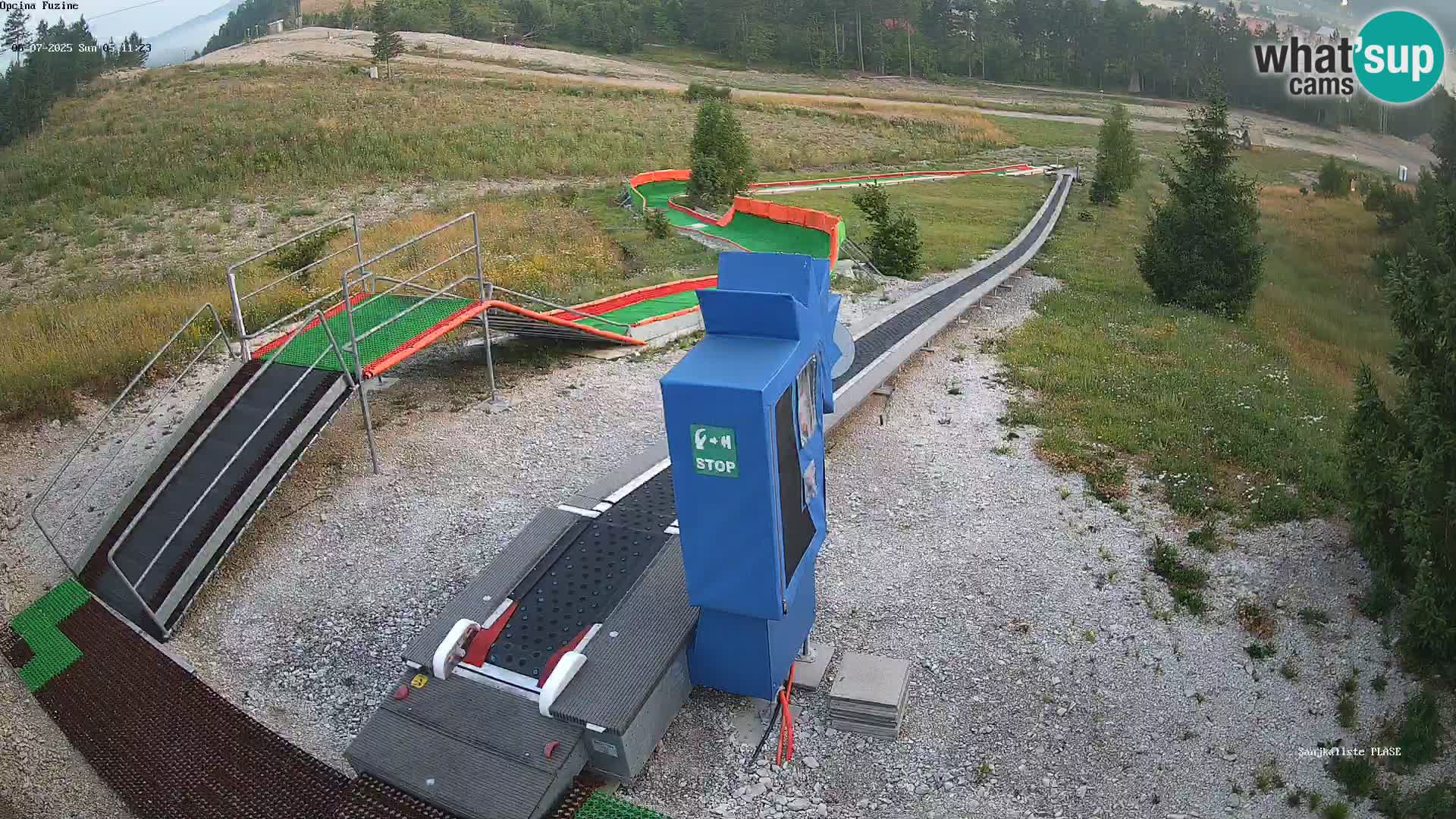 Spletna kamera v živo Sankališče Fužine – Hrvaška