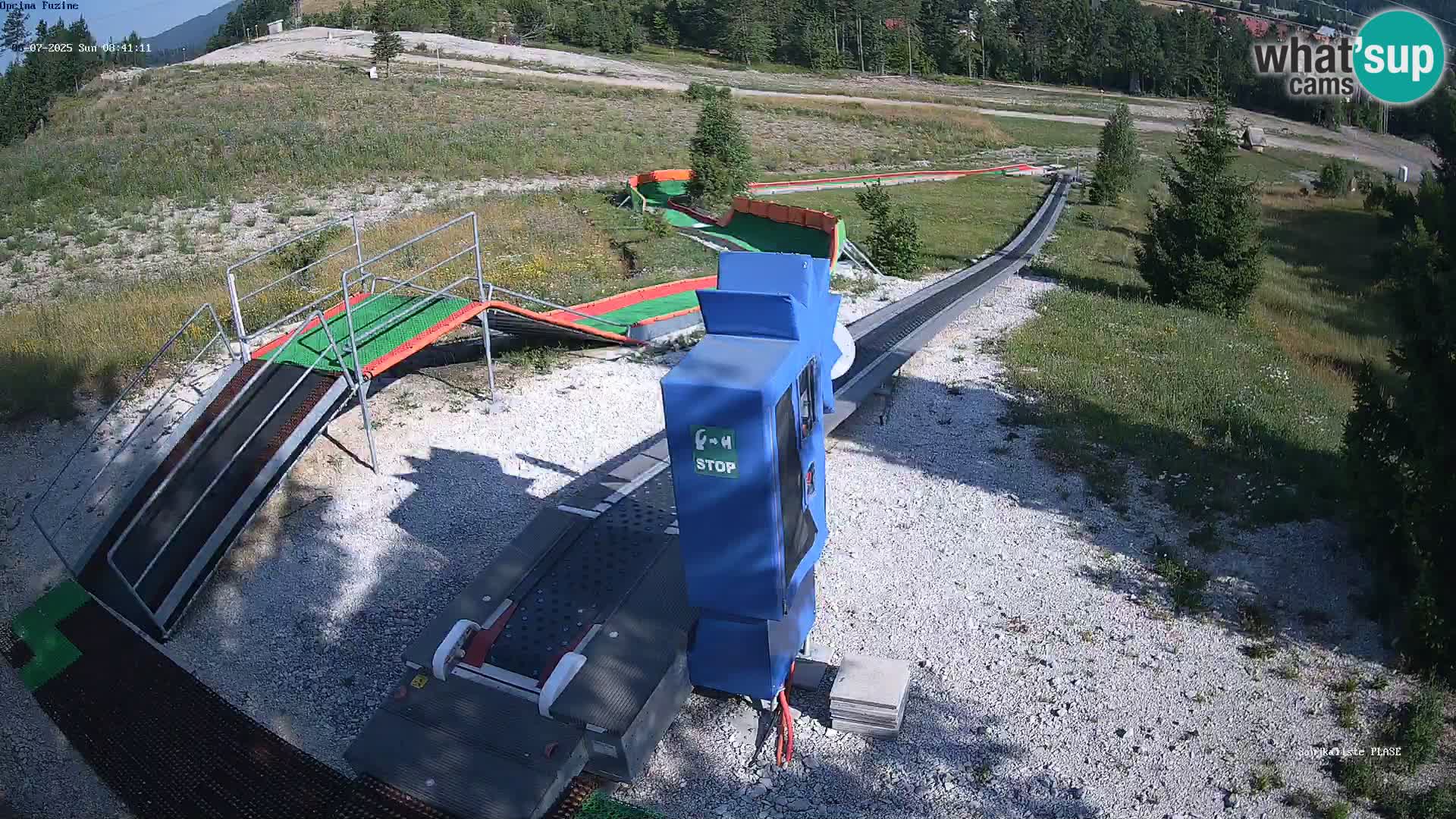 Spletna kamera v živo Sankališče Fužine – Hrvaška