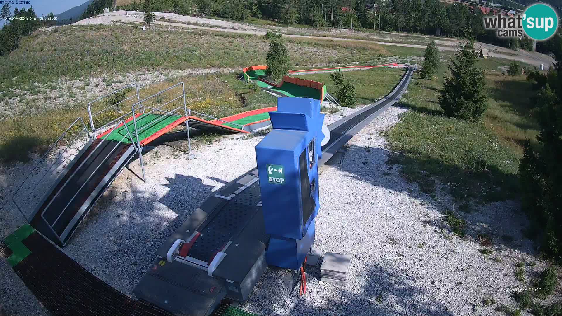 Spletna kamera v živo Sankališče Fužine – Hrvaška