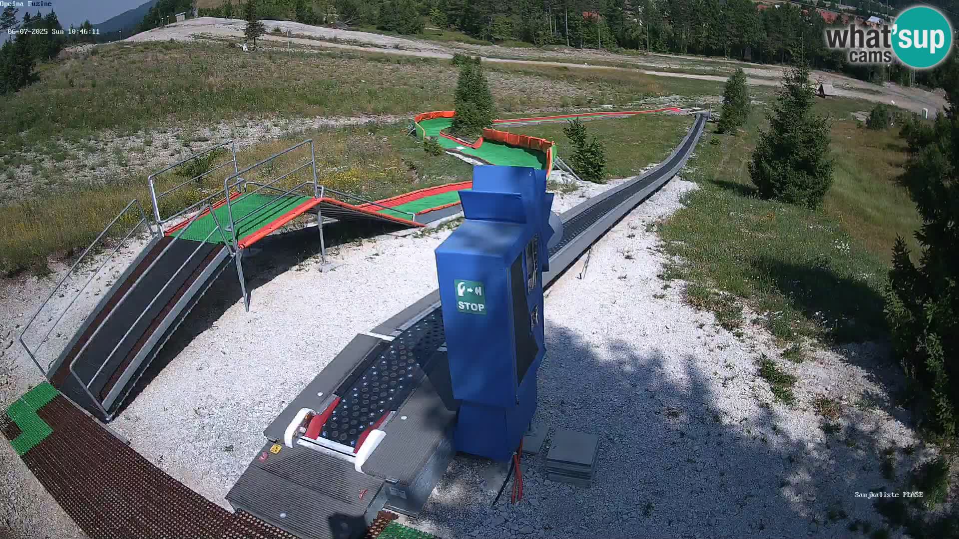 Spletna kamera v živo Sankališče Fužine – Hrvaška