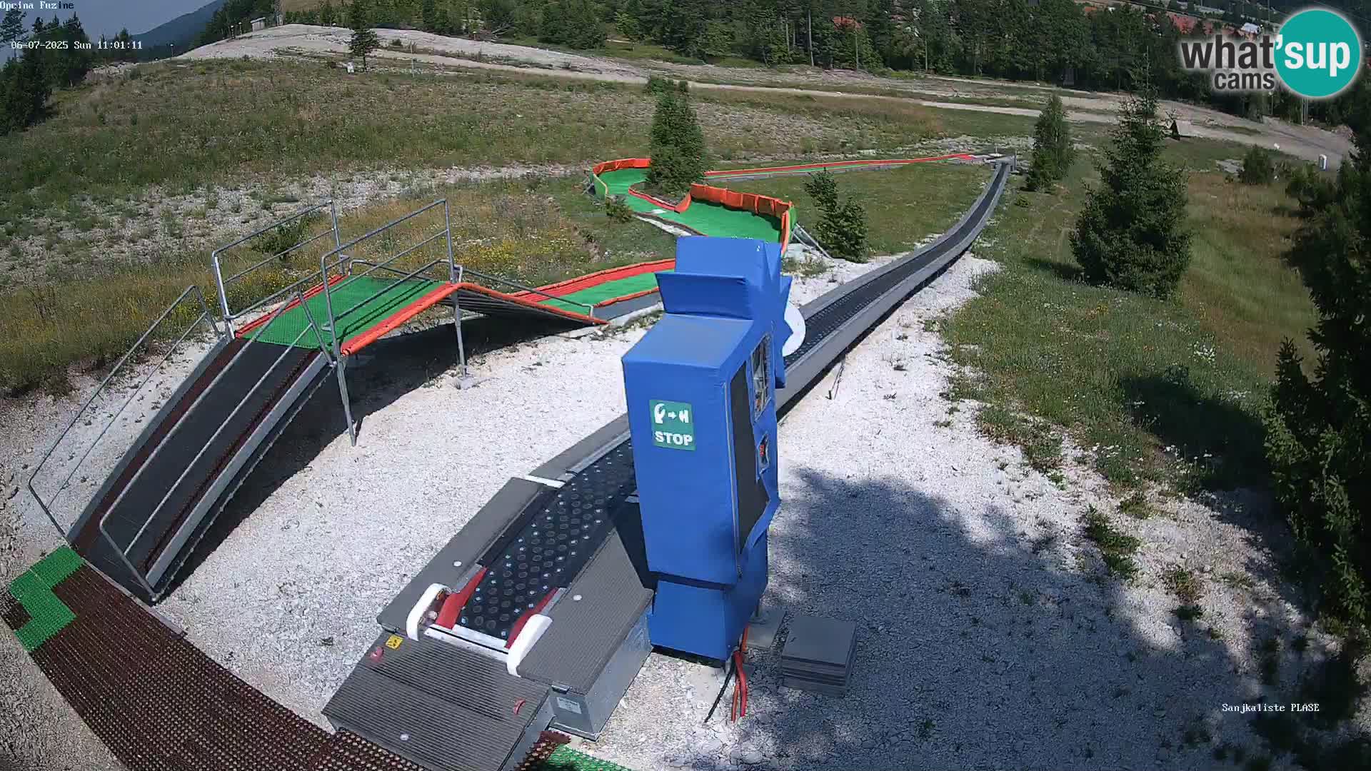 Spletna kamera v živo Sankališče Fužine – Hrvaška