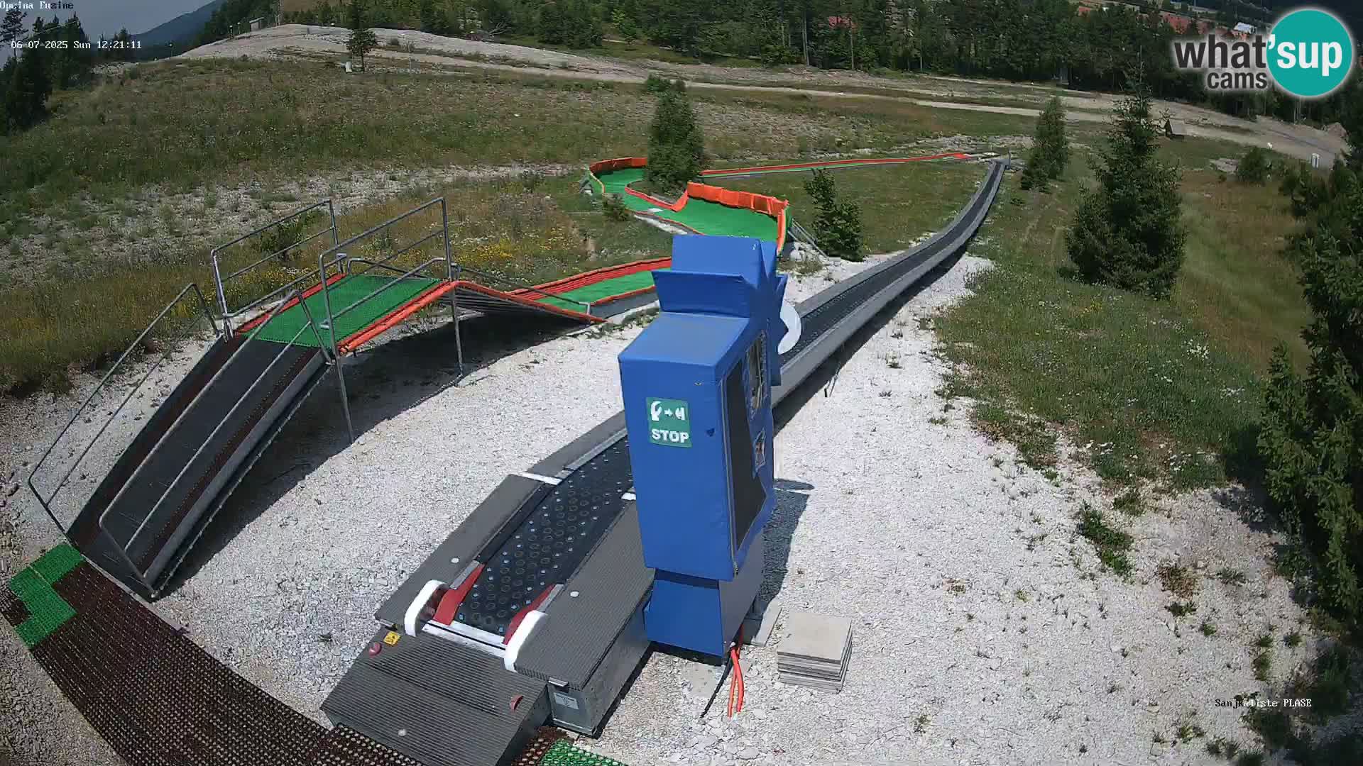 Spletna kamera v živo Sankališče Fužine – Hrvaška