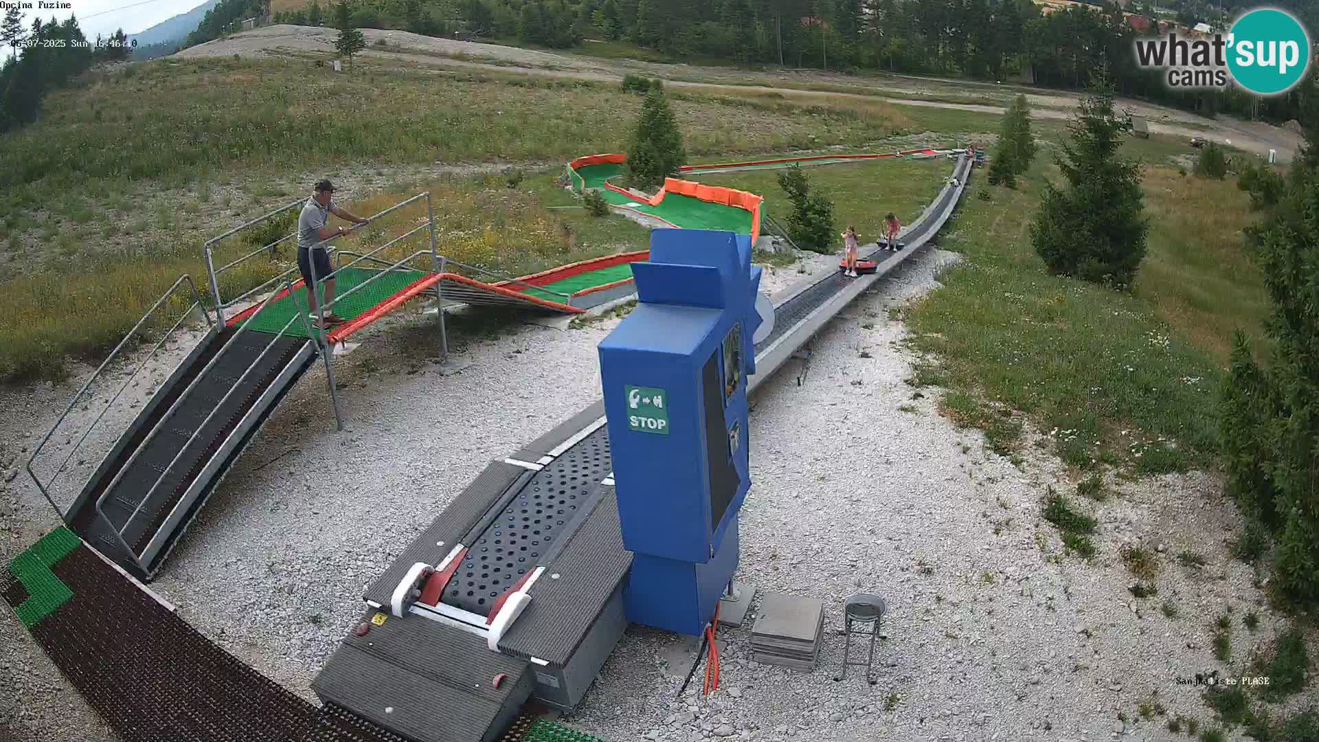Live webcam Pista da slittino Fužine – Croazia