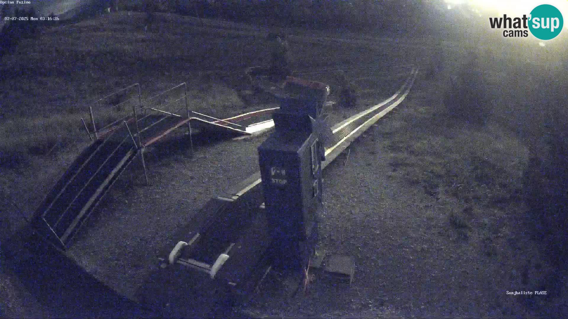 Live webcam Fužine toboggan run – Croatia