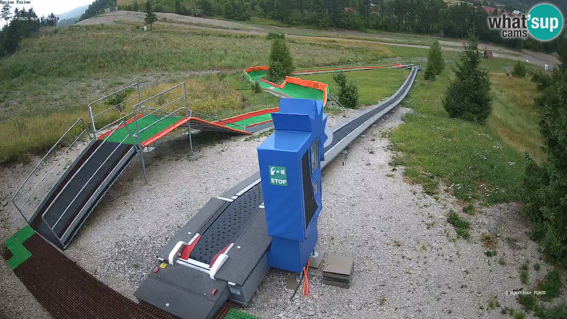 Spletna kamera v živo Sankališče Fužine – Hrvaška