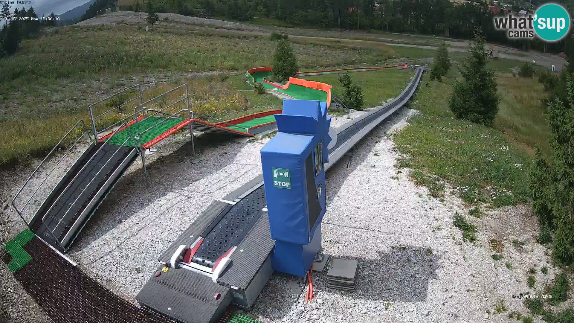 Webcam en vivo Pista de trineo Fužine – Croacia