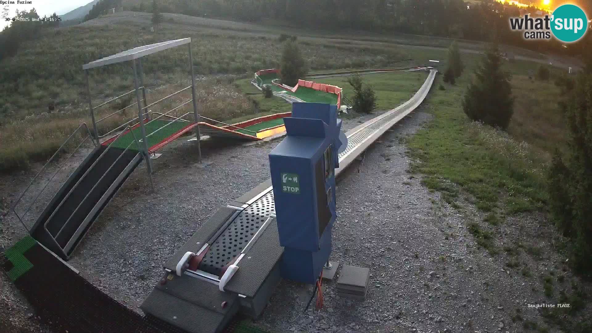 Live Webcam Rodelbahn Fužine – Kroatien