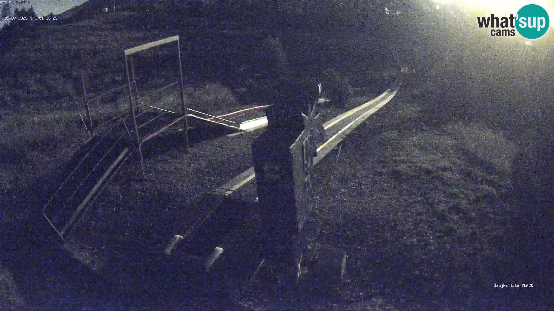 Live webcam Pista da slittino Fužine – Croazia