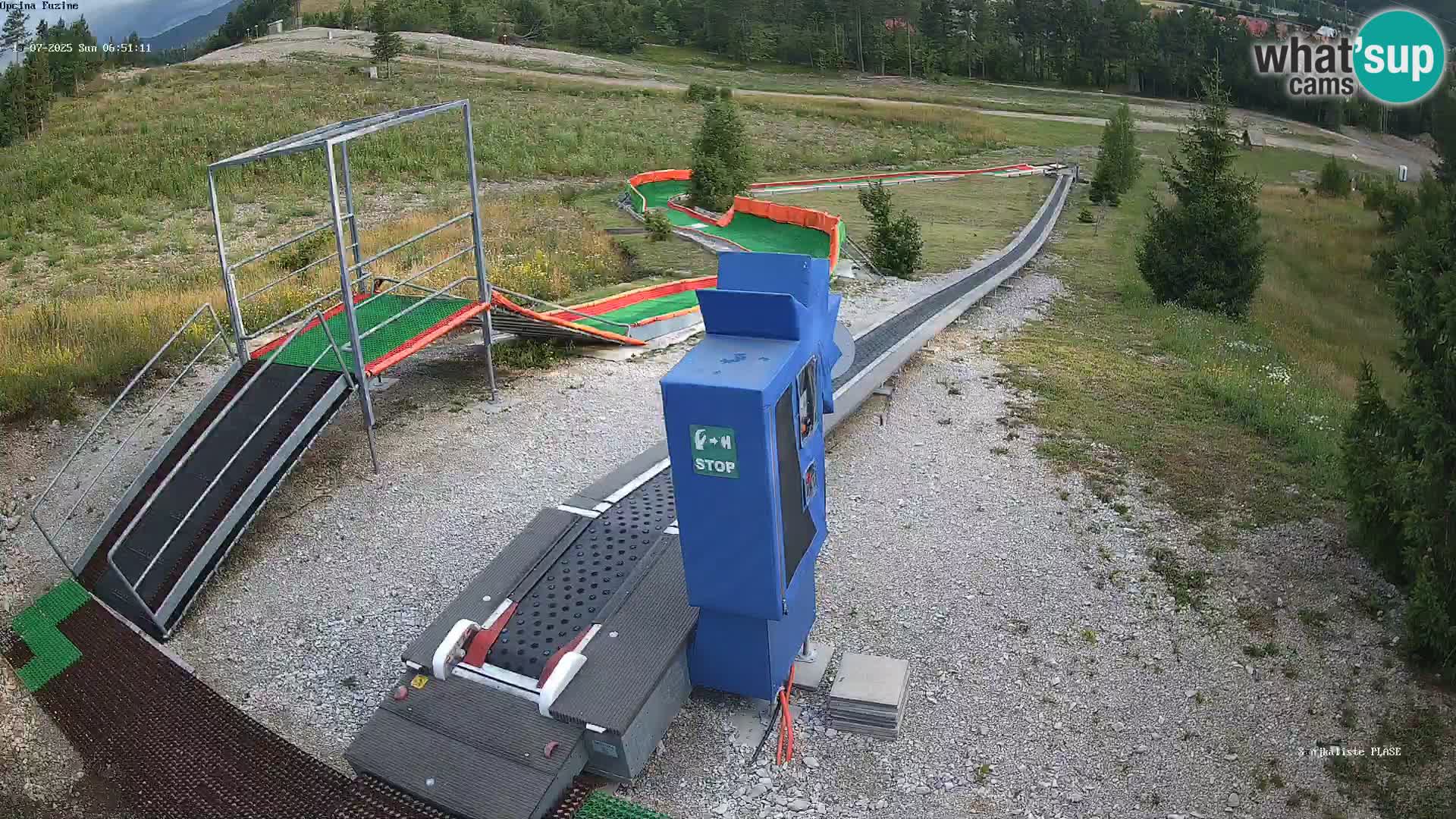 Spletna kamera v živo Sankališče Fužine – Hrvaška