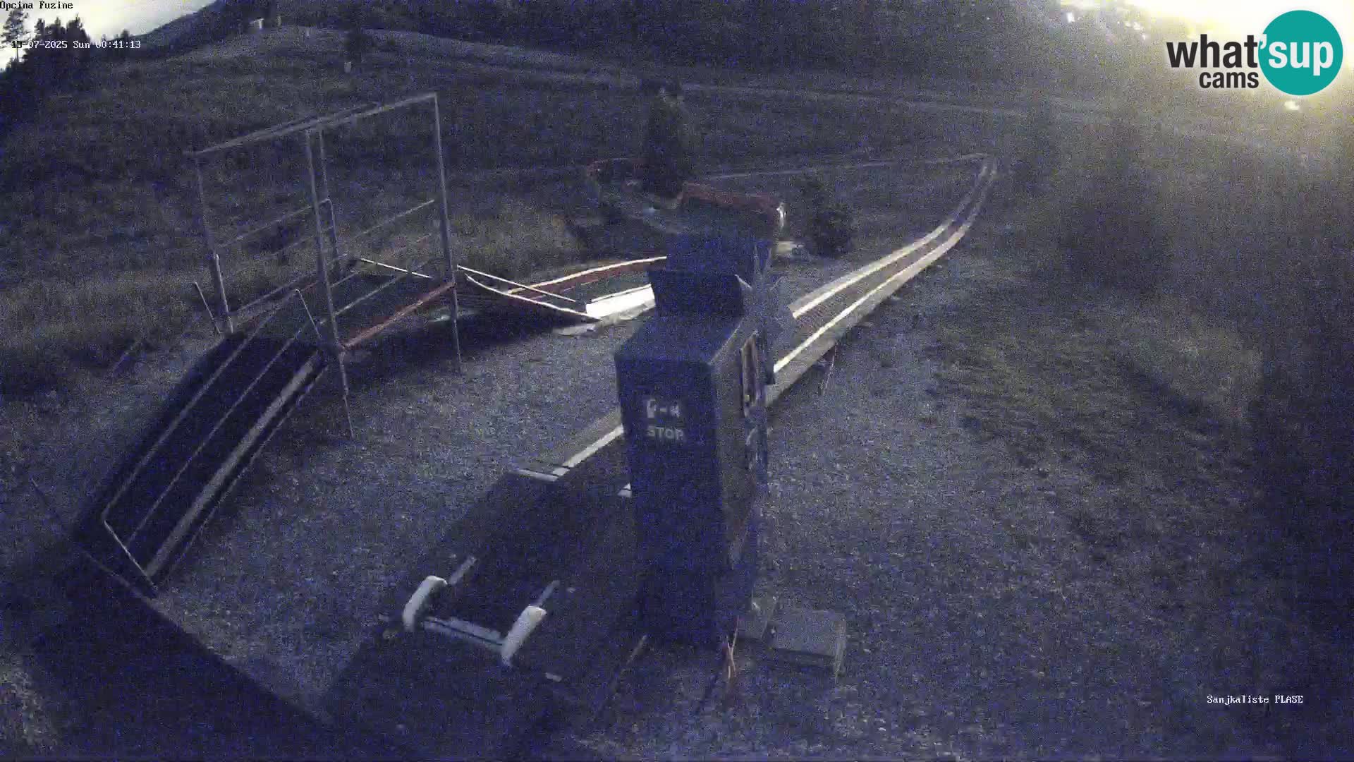 Live webcam Fužine toboggan run – Croatia