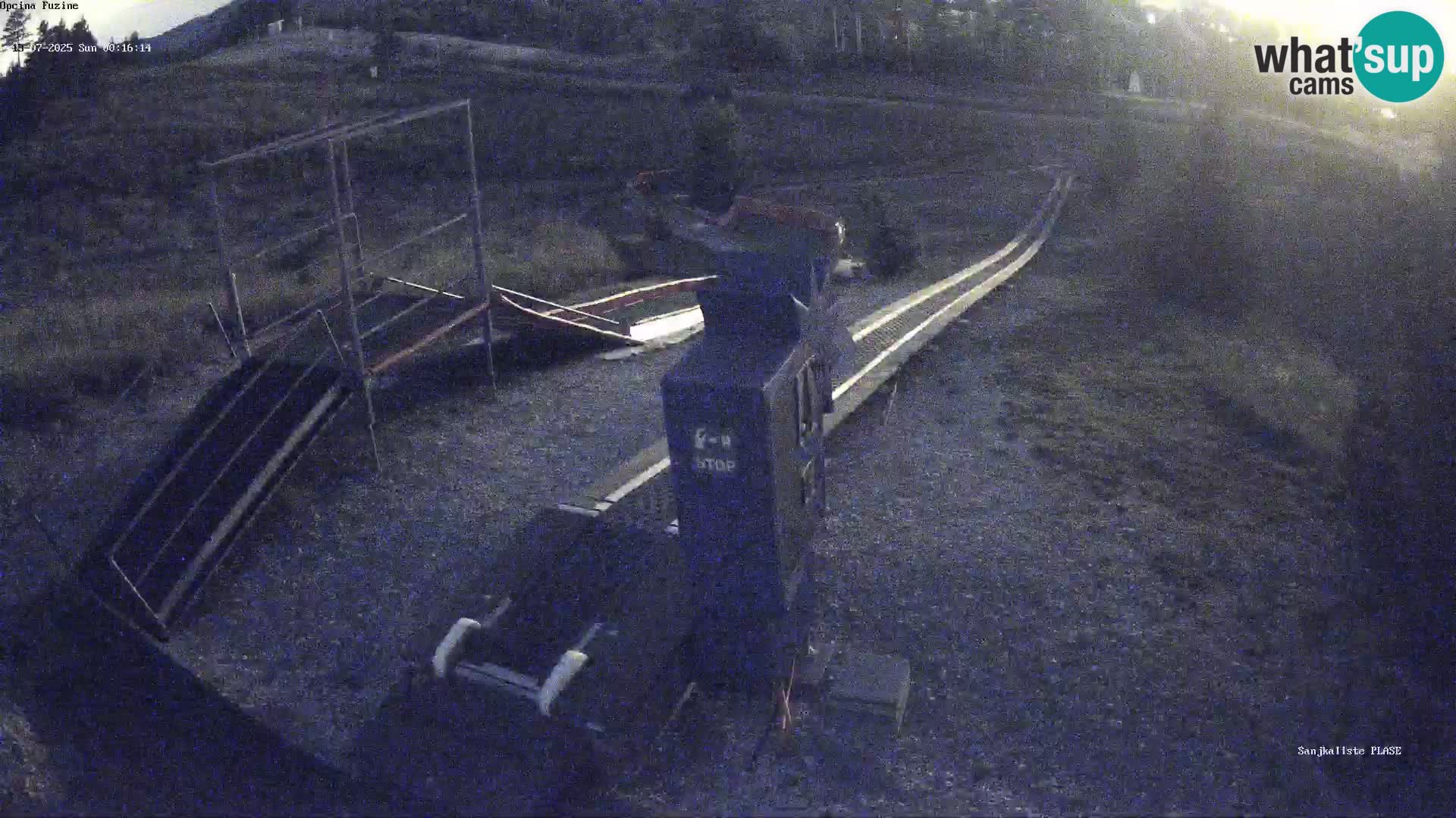 Webcam en direct Piste de luge de Fužine – Croatie