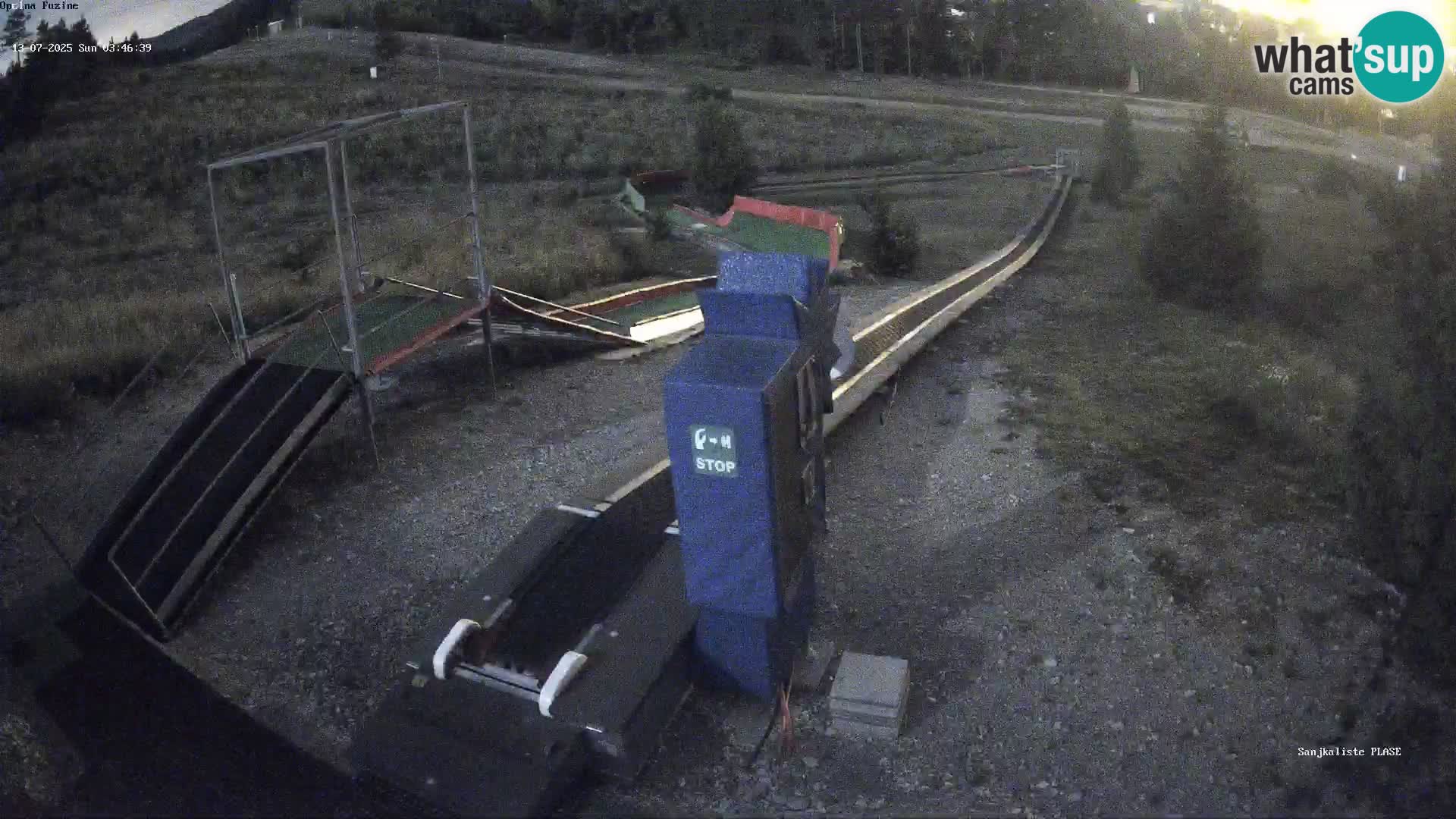 Live webcam Fužine toboggan run – Croatia