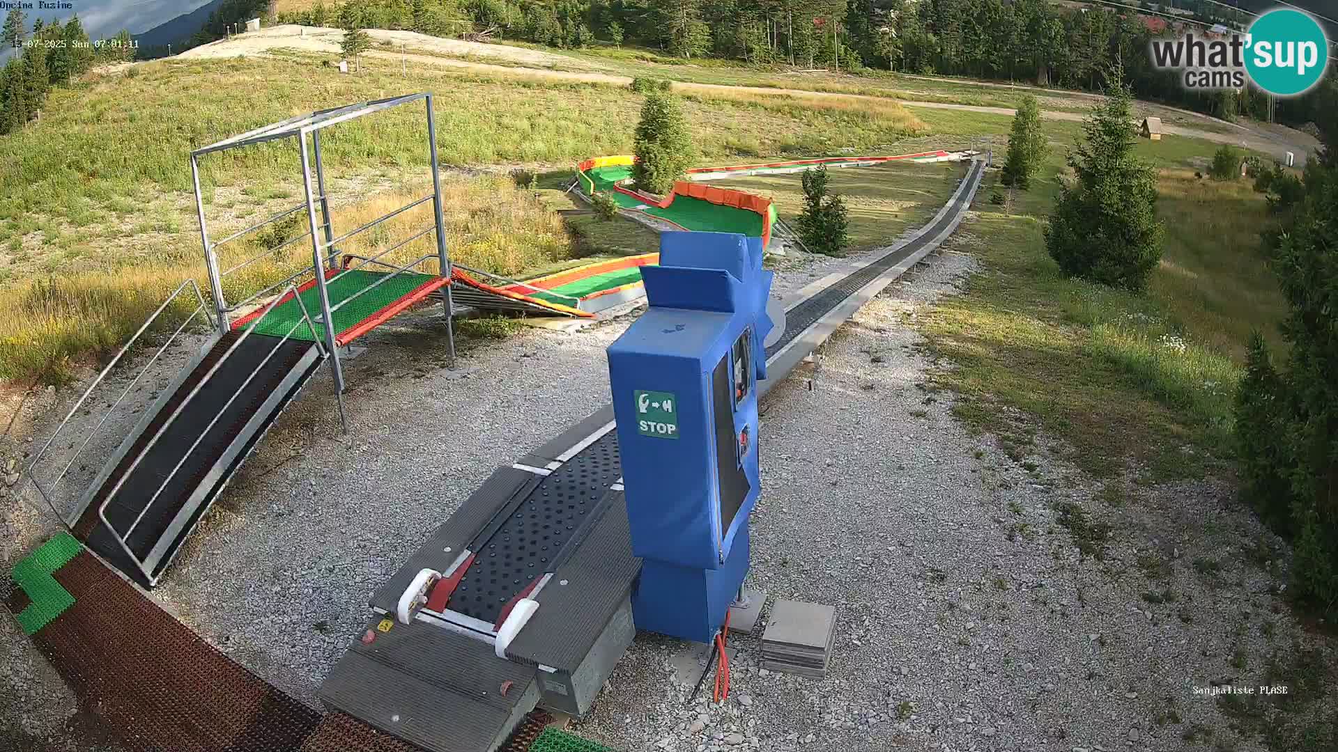 Webcam en direct Piste de luge de Fužine – Croatie