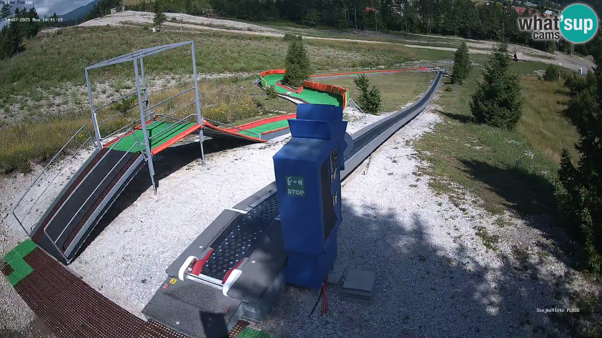 Webcam en direct Piste de luge de Fužine – Croatie