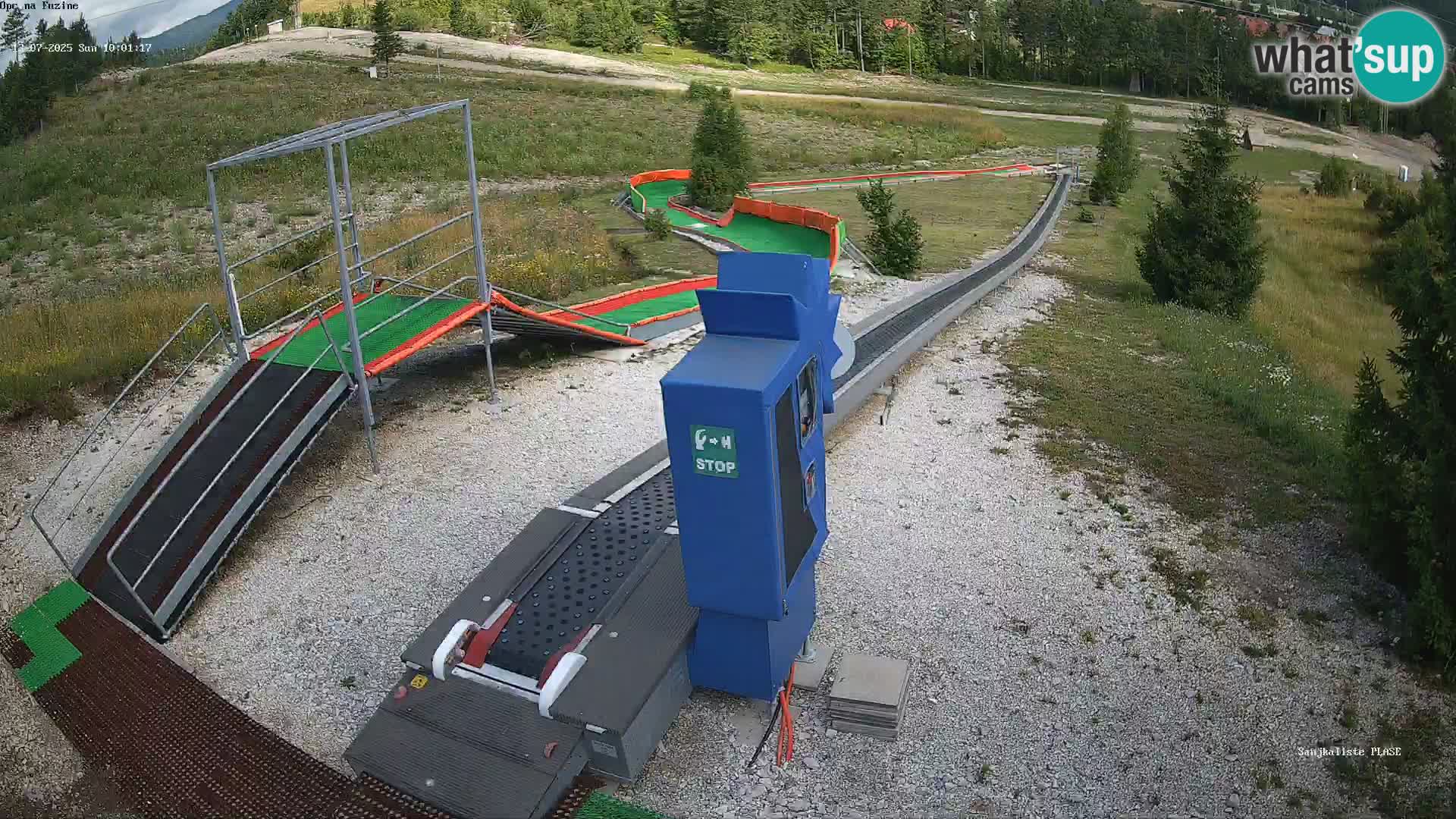 Webcam en direct Piste de luge de Fužine – Croatie