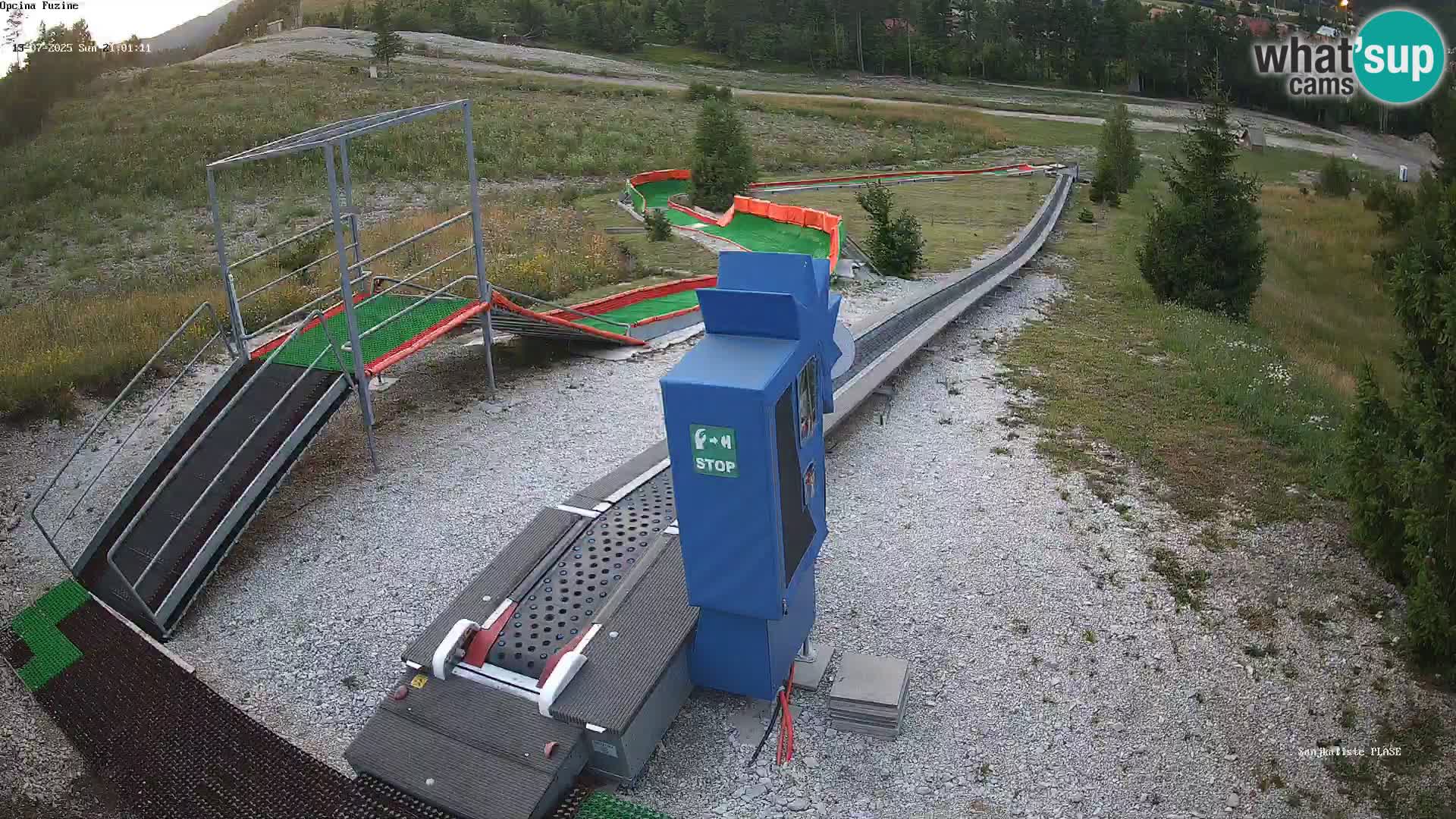 Webcam en direct Piste de luge de Fužine – Croatie