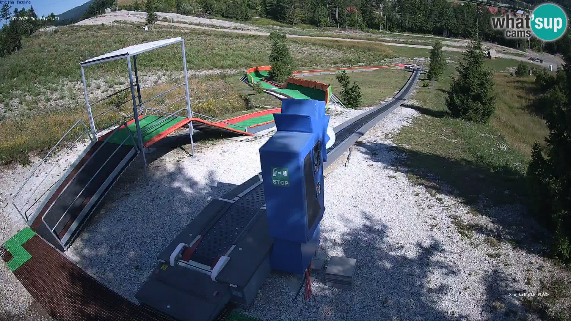 Spletna kamera v živo Sankališče Fužine – Hrvaška