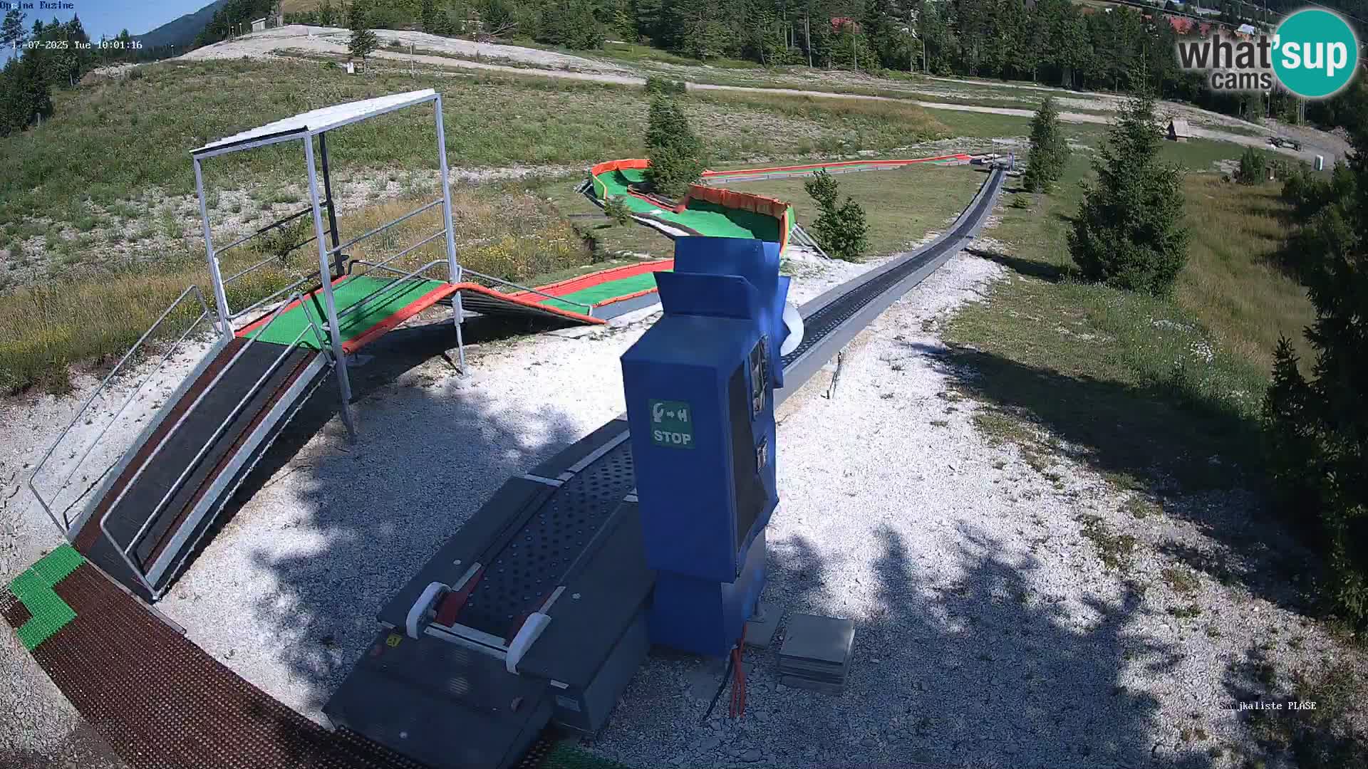 Webcam en vivo Pista de trineo Fužine – Croacia