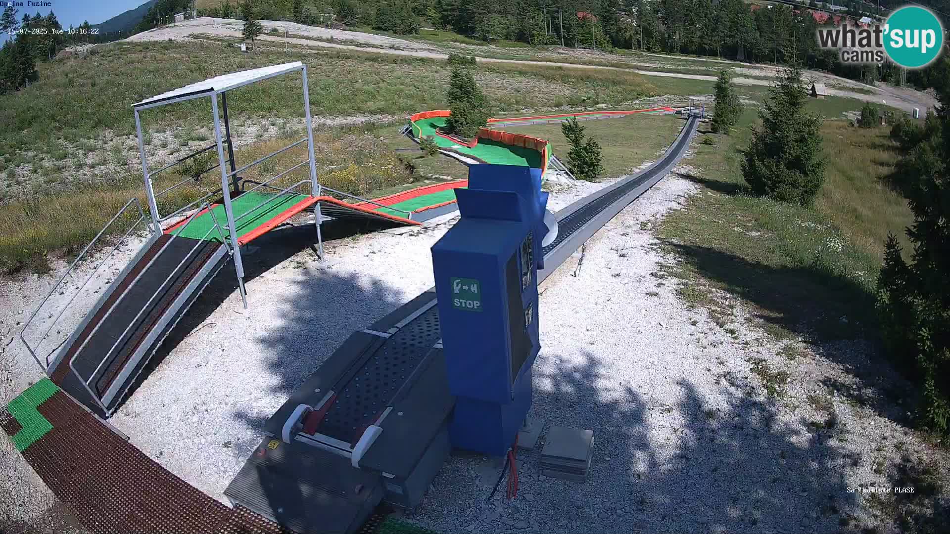 Webcam en direct Piste de luge de Fužine – Croatie