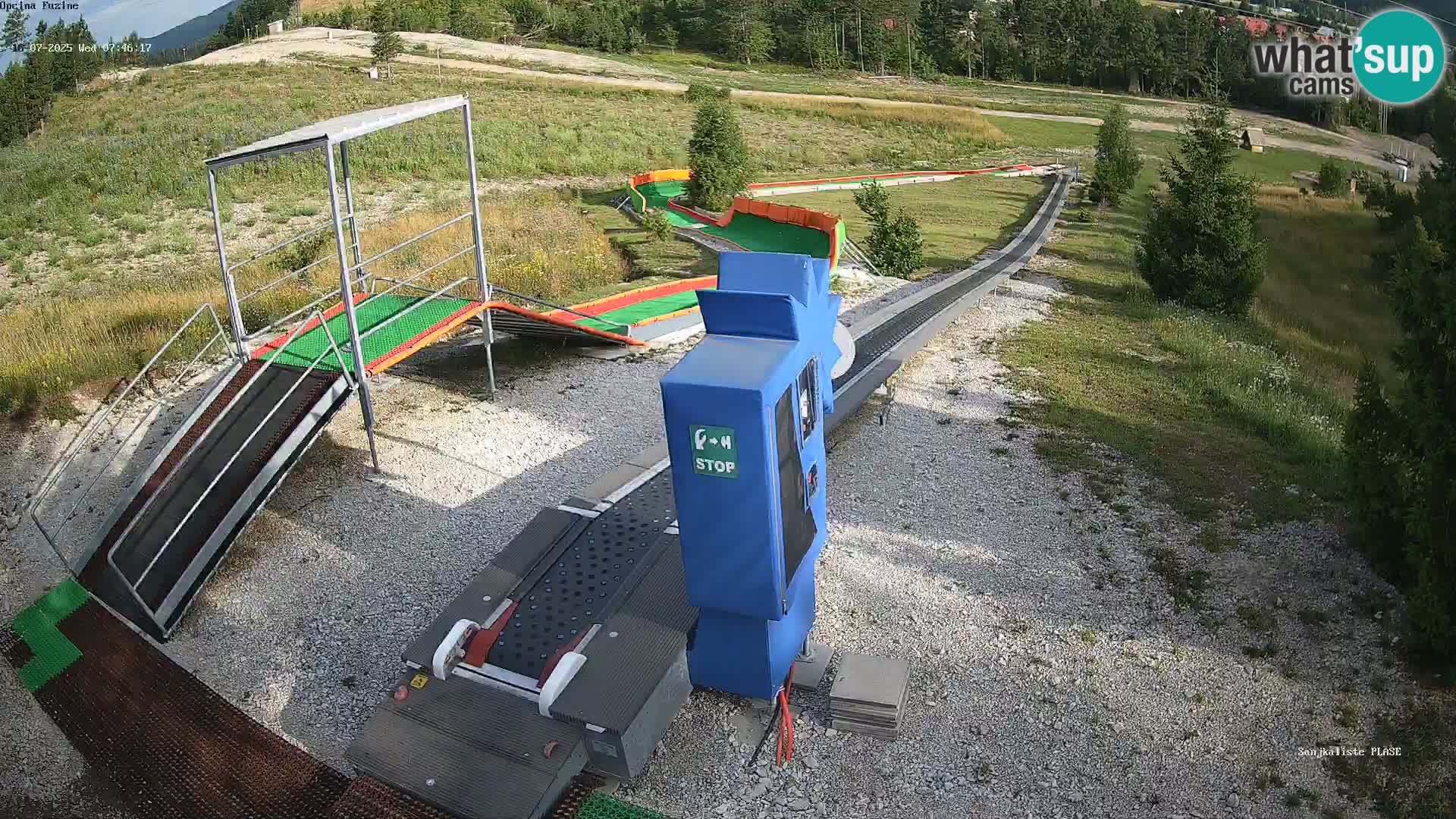 Spletna kamera v živo Sankališče Fužine – Hrvaška
