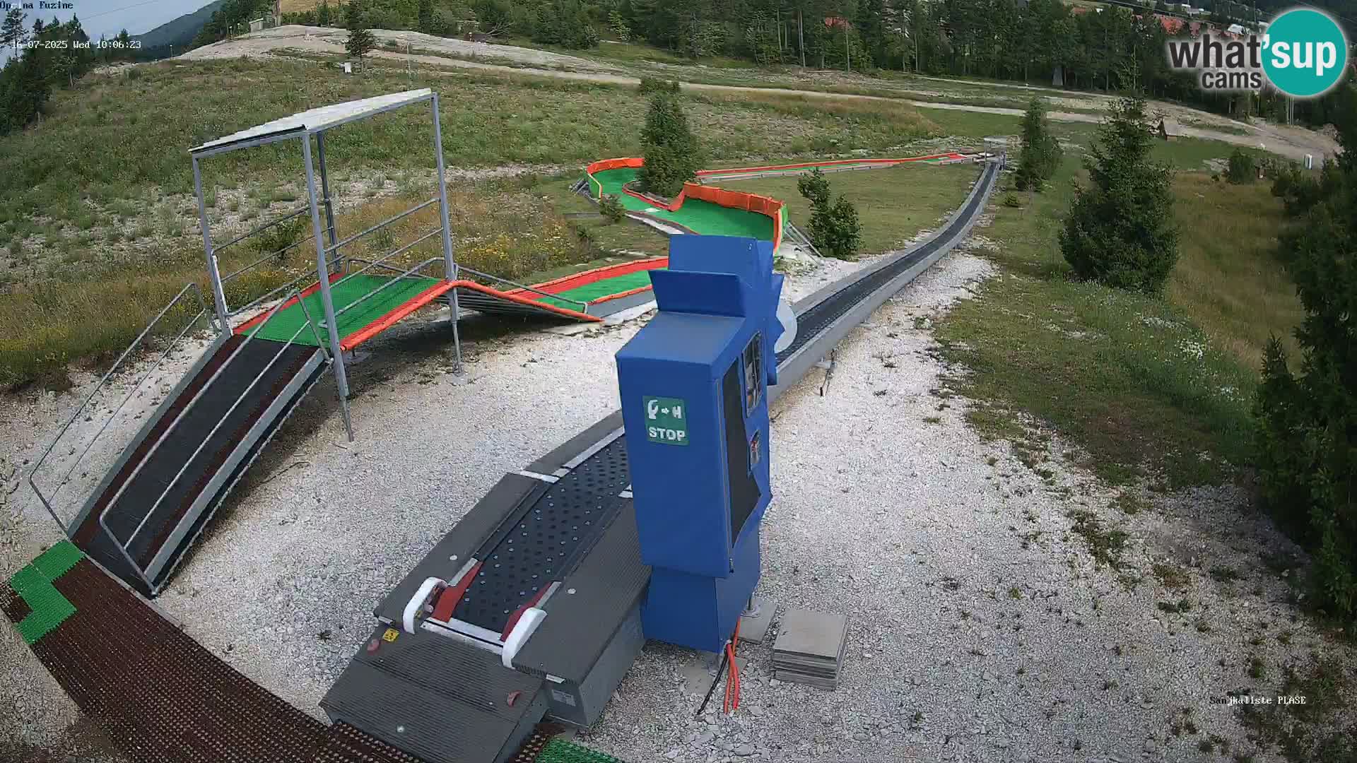 Spletna kamera v živo Sankališče Fužine – Hrvaška