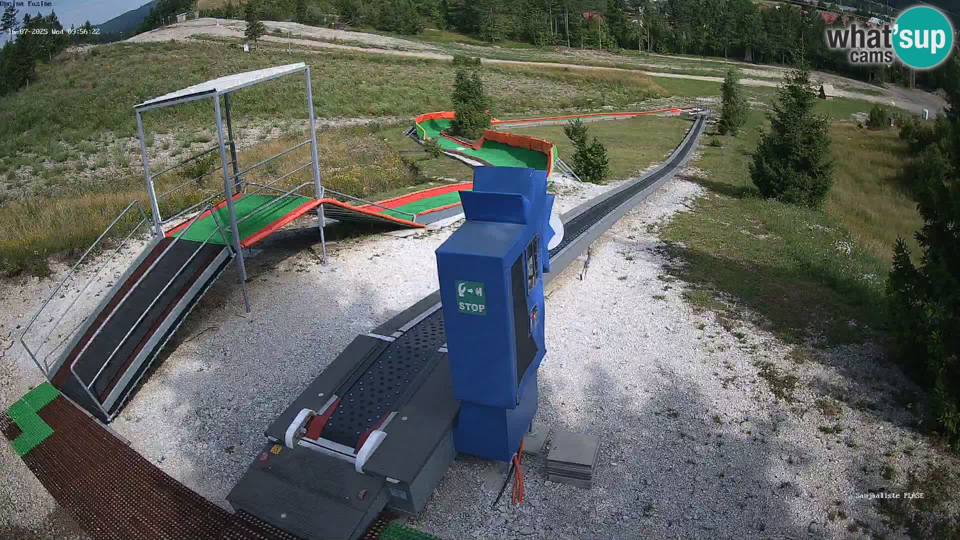 Webcam en vivo Pista de trineo Fužine – Croacia