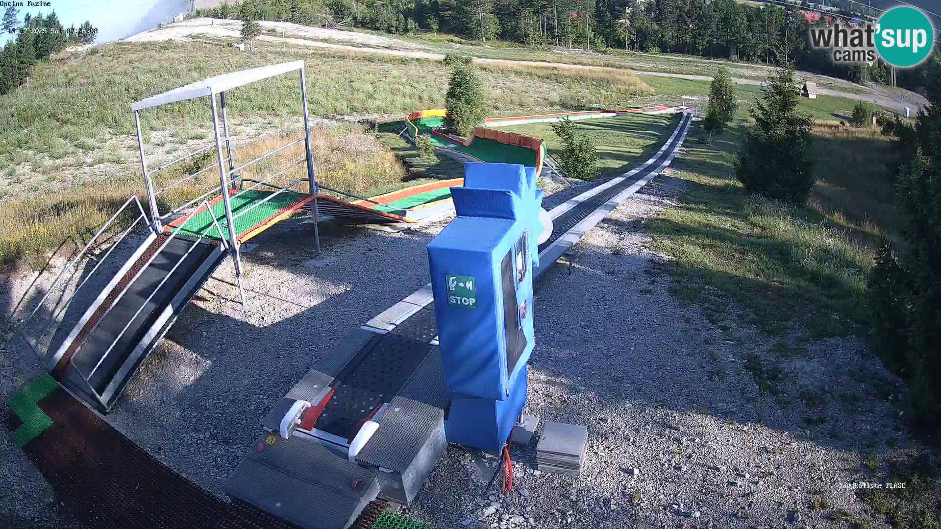 Webcam en direct Piste de luge de Fužine – Croatie